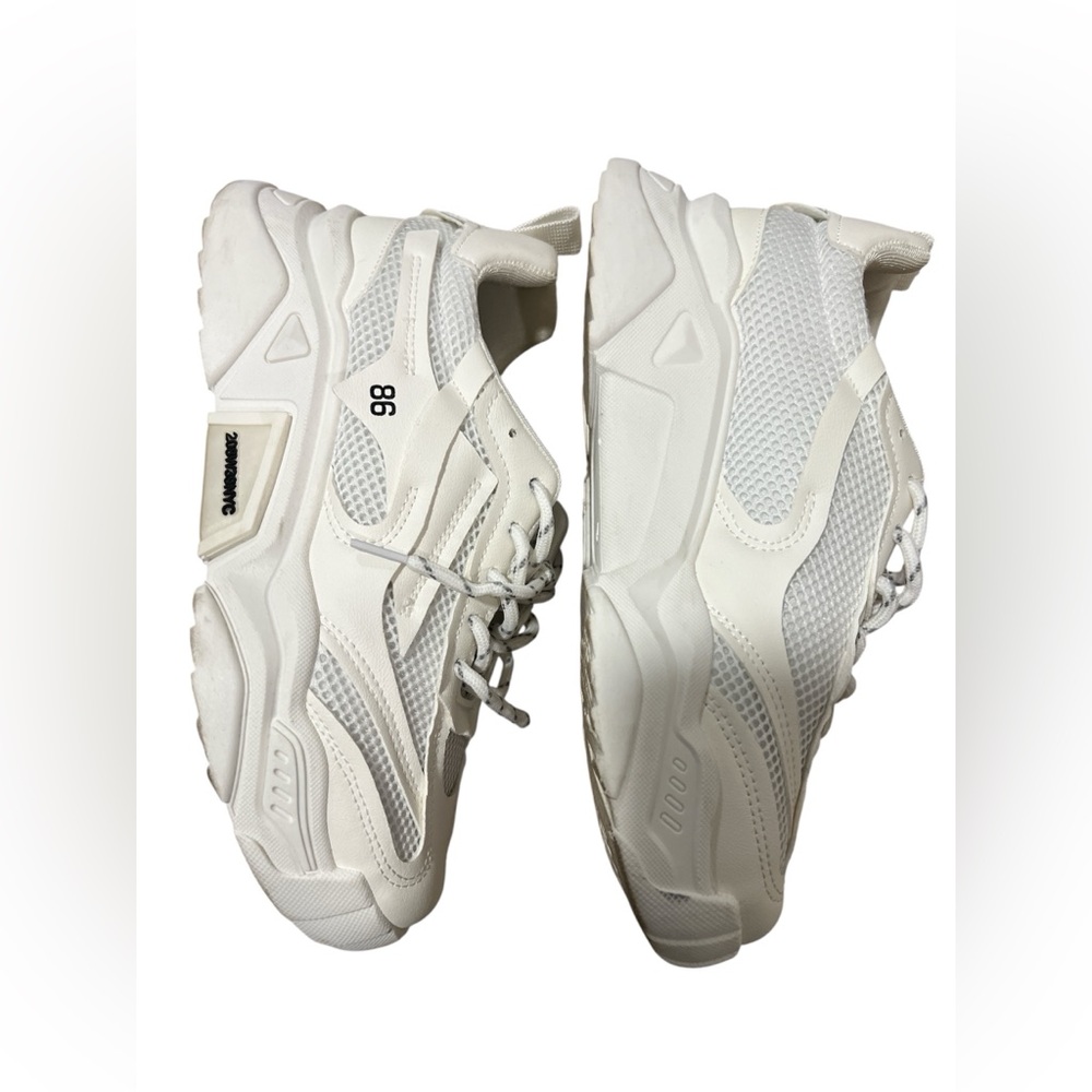 SHEIN White Chunky Athletic Sneakers Size 9